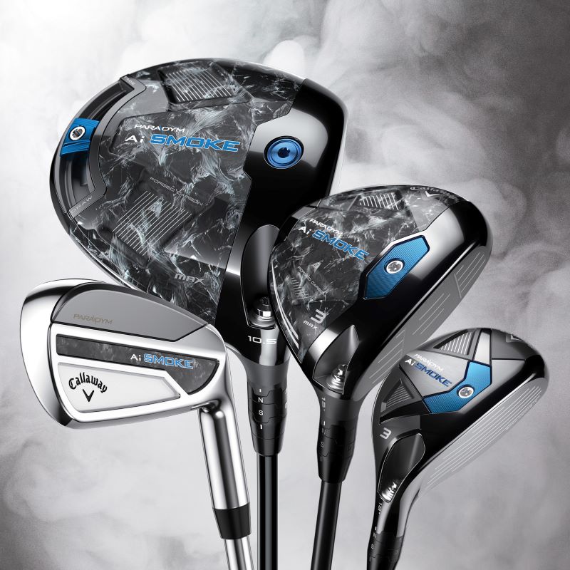 Callaway Paradym Ai Smoke HL Hybrid 3 Hybrid 18° Graphite Senior Left 40.5in Callaway Paradym Ai Smoke HL Hybrid 3 Hybrid 18° Graphite Senior Left 40.5in