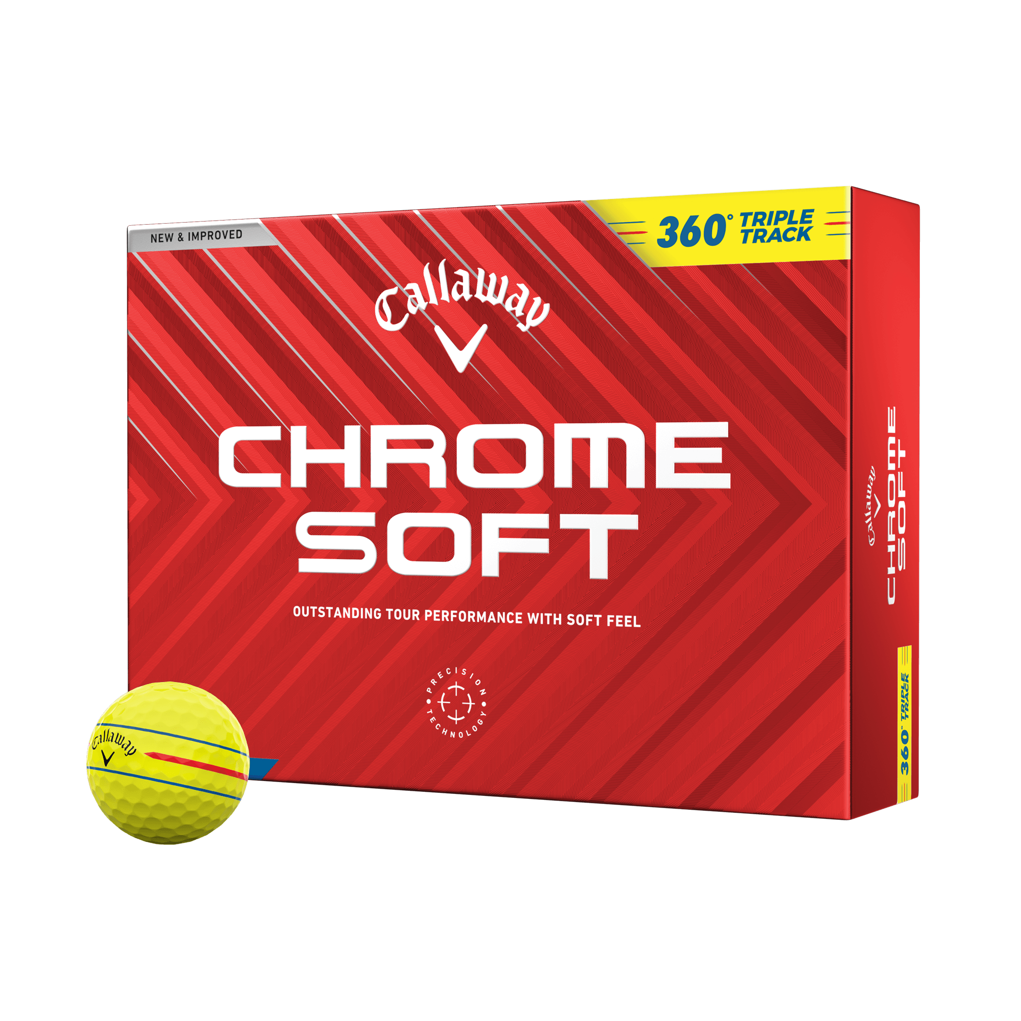 Callaway 2024 Chrome Soft 360 Triple Track Golf Balls