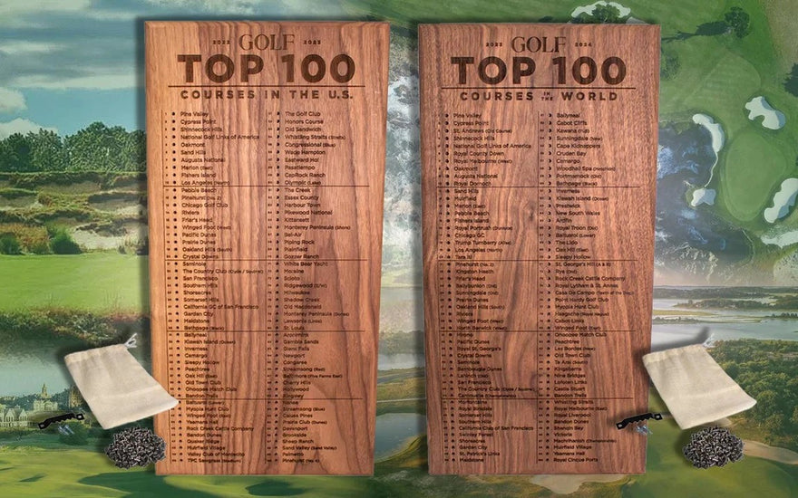GOLF Magazine Top 100 Course Boards
