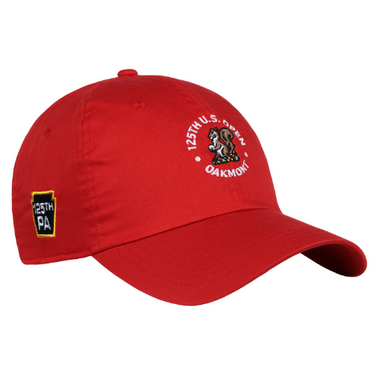 125TH U.S. Open University Red Lightweight Cotton Cap