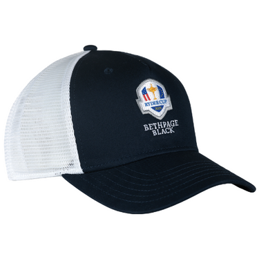 2025 Ryder Cup Navy & White Mesh Back Cap