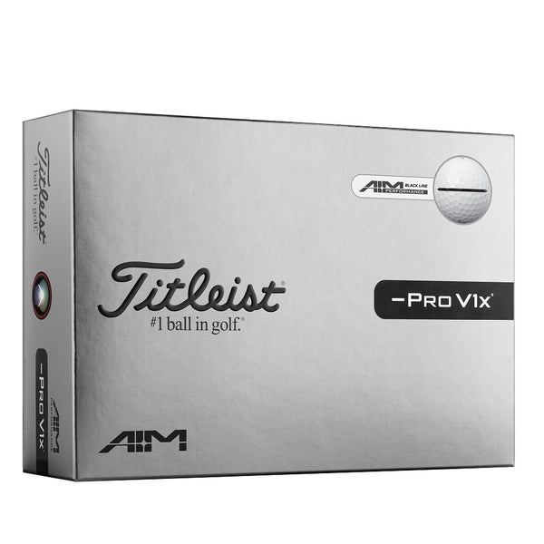 Titleist 2026 Pro V1x Left Dash Aim Performance Golf Balls