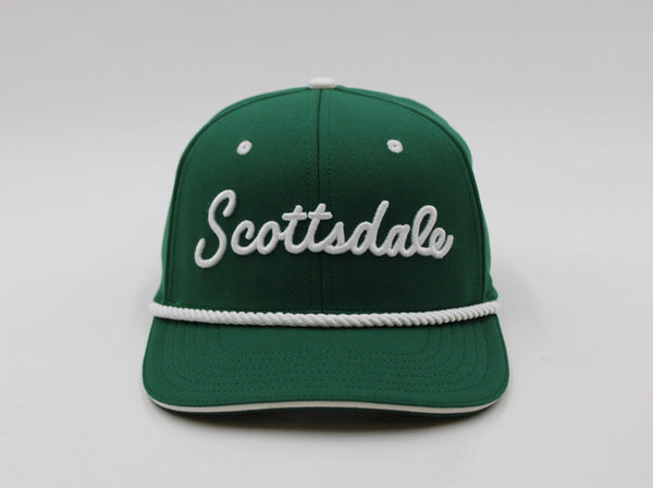 Golfickers キャップ グリーン Scottsdale Green Golf Hat with White Letters – Fairway Jockey