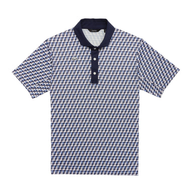 RADMOR Taylor Recycled Tetris Polo - Navy