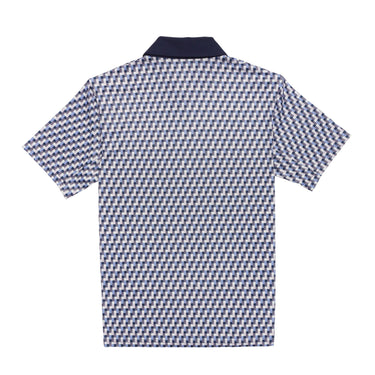 RADMOR Taylor Recycled Tetris Polo - Navy