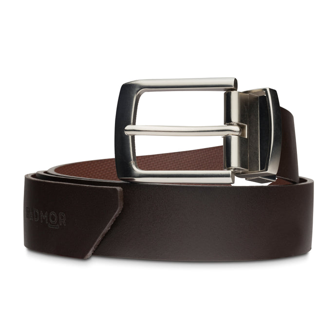 RADMOR Harrison Reversible Belt - Brown/Brown Texture