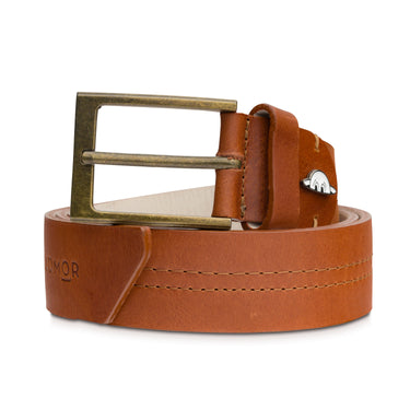 RADMOR Blaine B-Rad Leather Belt - Cognac