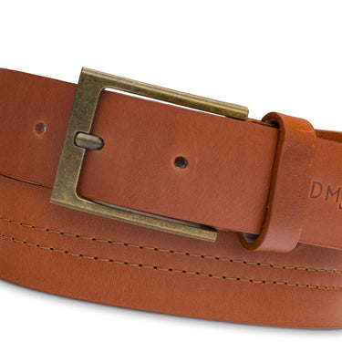 RADMOR Blaine B-Rad Leather Belt - Cognac