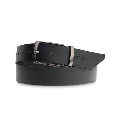 RADMOR Harrison Reversible Belt - Black/Black Texture