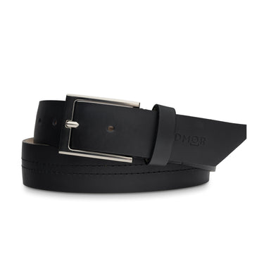 RADMOR Blaine B-Rad Leather Belt - Black