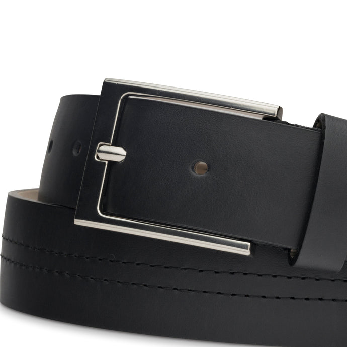 RADMOR Blaine B-Rad Leather Belt - Black