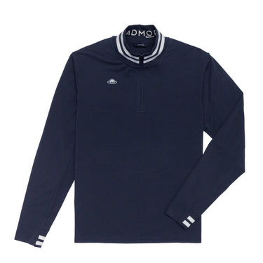 RADMOR Chappie Recycled 1/4 Zip - Navy / Snow White