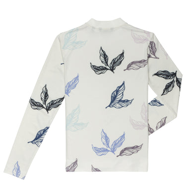 RADMOR Olivia Recycled Windfall Long Sleeve - Snow White/Wisteria