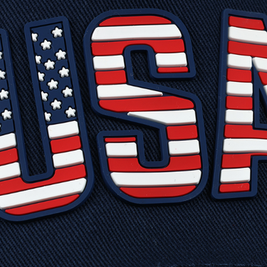 Americana Navy Cotton Twill Stretch Mesh Back Cap