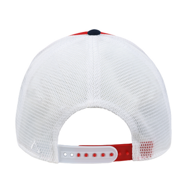 Americana Red, White and Blue Cotton Twill Stretch Mesh Back Cap