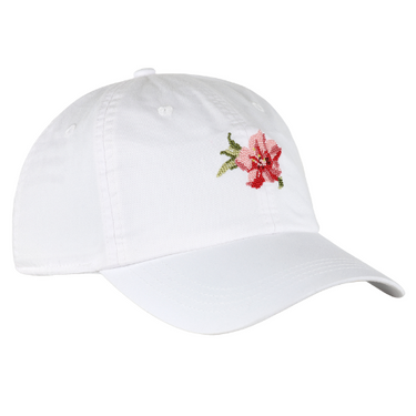 Azalea White Lightweight Cotton Hat