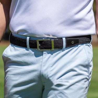 Nexbelt Braided Black Golf Belt 1.38" [35mm]