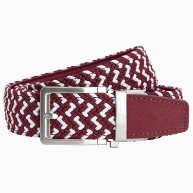 Nexbelt Braided Maroon Golf Belt 1.38" [35mm]