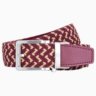 Nexbelt Braided Garnet & Gold Golf Belt 1.38" [35mm]