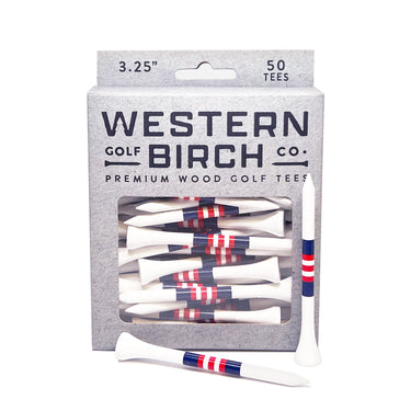 Western Birch Signature Bamboo 3.25" "Camaro" Golf Tees