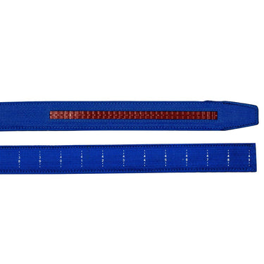 Nexbelt Braided Blue & White Golf Belt 1.38" [35mm]