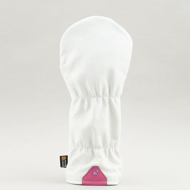 Lucky Pink Dice Driver White