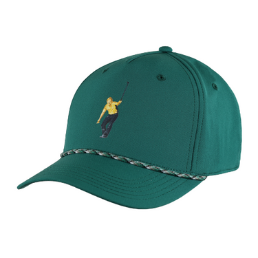 Jack Nicklaus Green Crouching Jack Aerosphere Tech Fabric Rope Hat