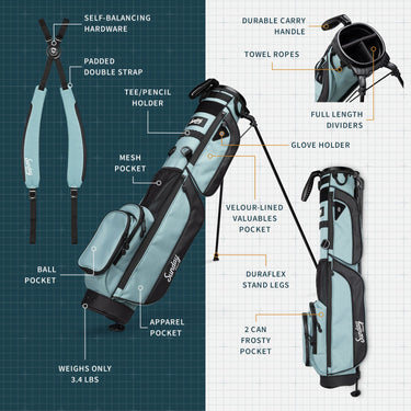 Sunday Golf Loma XL | Seafoam Carry Bag