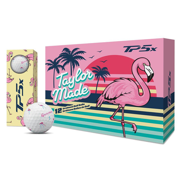 美品✨ TaylorMade 中綿ジャケット ピンク 定価28000円 TaylorMade 2026 TP5x Pix Flamingo Golf Balls | Fairway Jockey