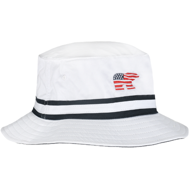 Nicklaus White Cotton USA Bucket