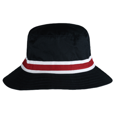 Nicklaus Blue w/ Red Stripe Cotton Bucket