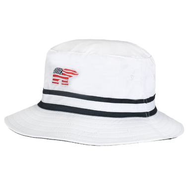 Nicklaus White Cotton USA Bucket