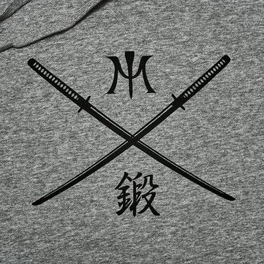 Miura Samurai Hoodie Grey