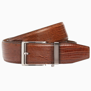 Nexbelt Lizard Brown Dress Belt 1 1/2" Strap [38mm]