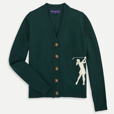 Renwick Swinging Golfer Cardigan