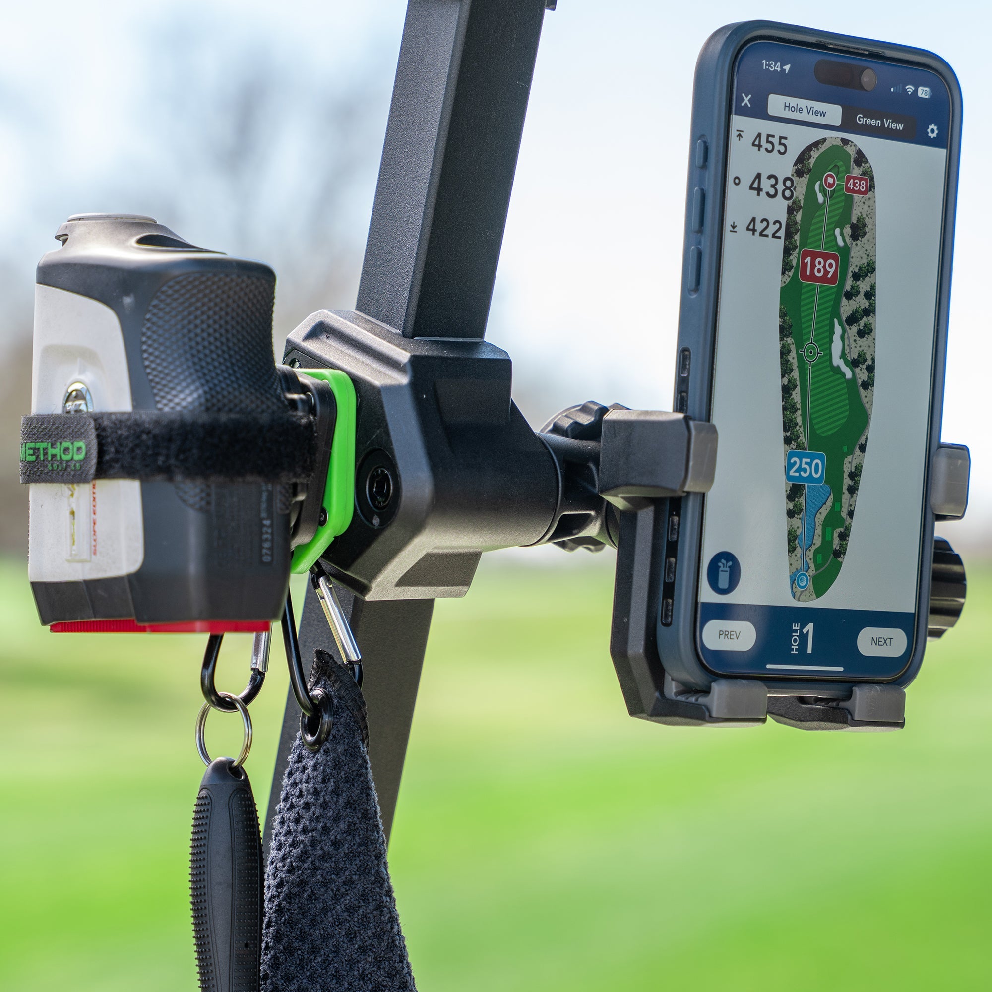 RiderStack Magnetic Golf Cart Phone Holder Pro Pack $159 Value