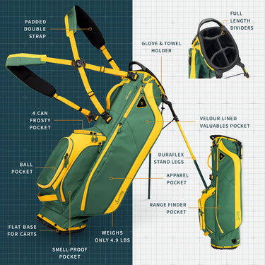 Sunday Golf Ryder | Grellow Full Size Stand Bag