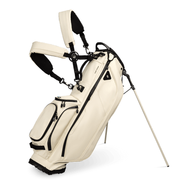 Sunday Golf Ryder S-Class | Cream Vegan Leather Full Size Stand Bag