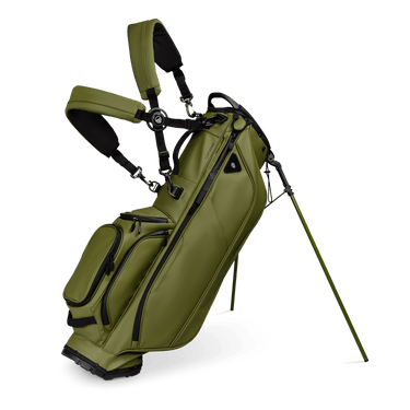Sunday Golf Ryder S-Class | Olive Vegan Leather Full Size Stand Bag