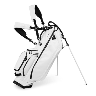 Sunday Golf Ryder S-Class | White Vegan Leather Full Size Stand Bag