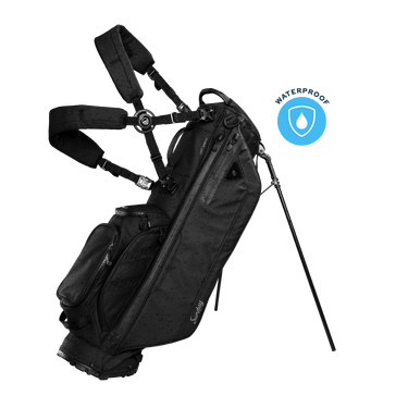 Sunday Golf Storm Ryder | Black Waterproof Full Size Stand Bag