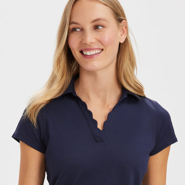 Renwick Scallop Performance Polo