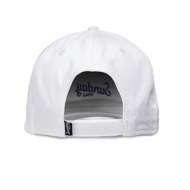 Sunday Golf Rope Hat | White & Navy