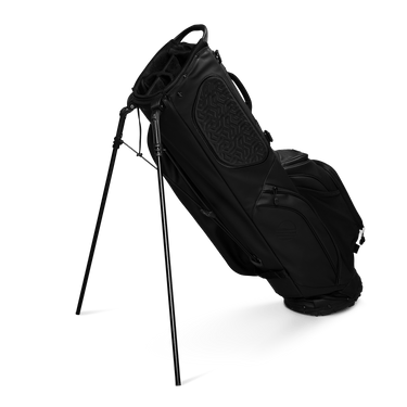 Sunday Golf Ryder S-Class | Black Vegan Leather Full Size Stand Bag