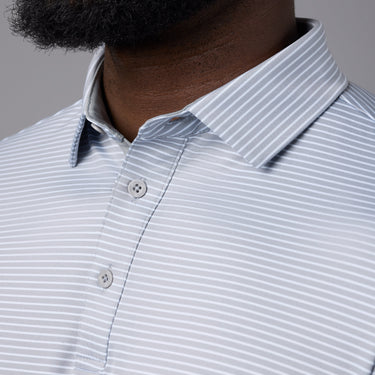 ASHER Track Stripe Polo