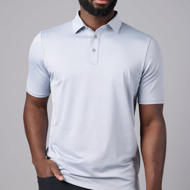 ASHER Track Stripe Polo