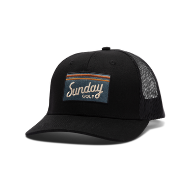 Sunday Golf Trucker Golf Hat | Black