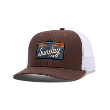 Sunday Golf Trucker Golf Hat | Brown