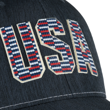 USA Navy & White Mesh Back Cap