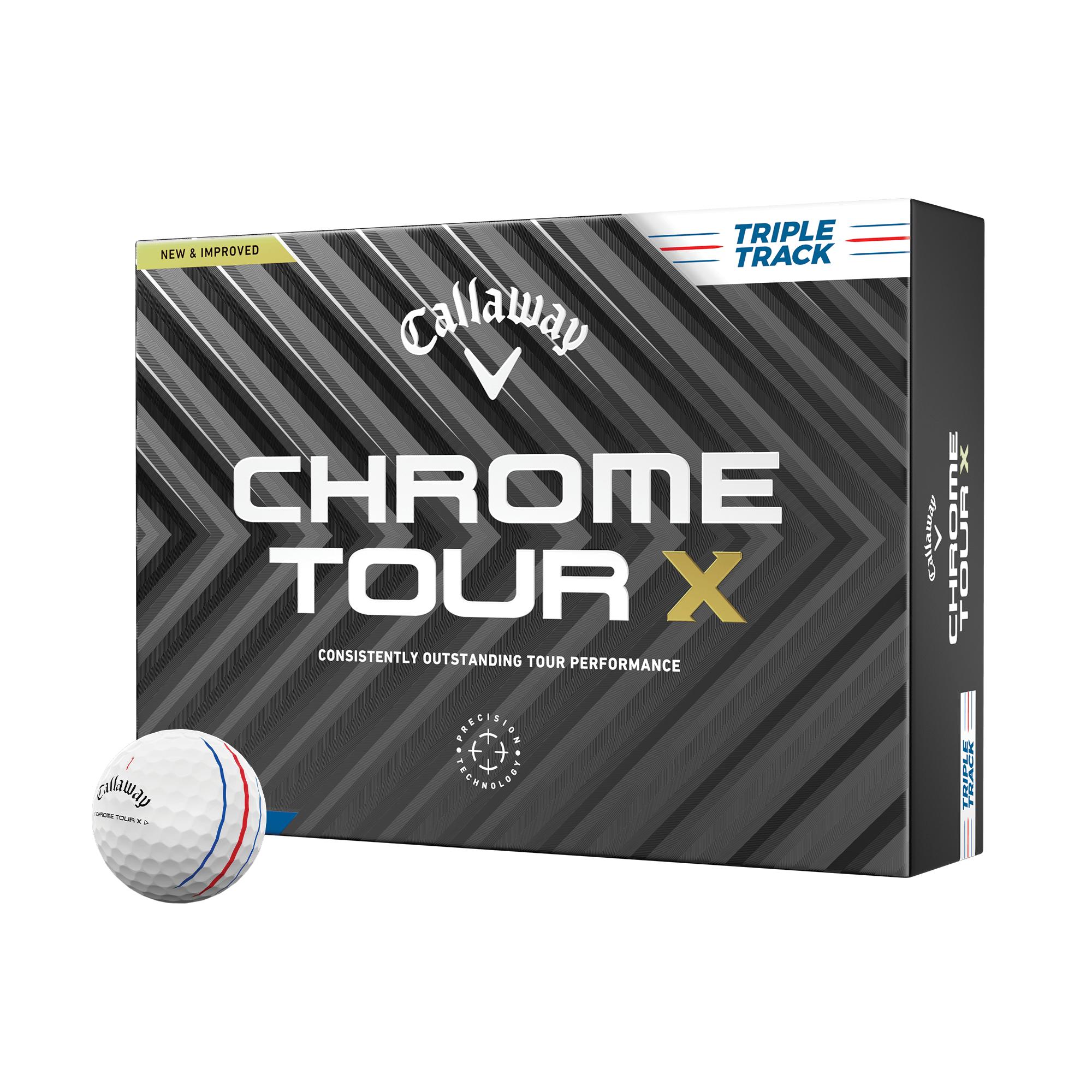 Callaway 2024 Chrome Tour X Triple Track Golf Balls